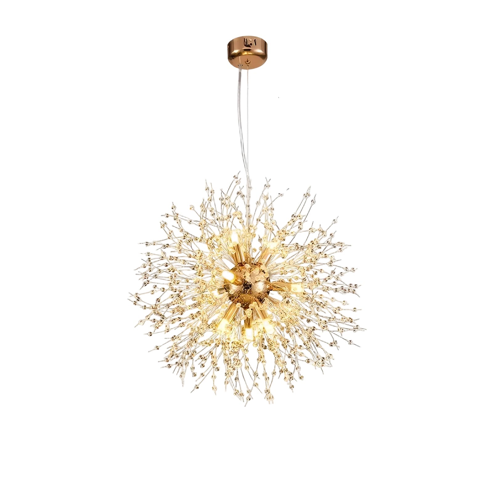 Lustre Cristal Pissenlit LED | Éclairage Spectaculaire Salon et Salle à Manger