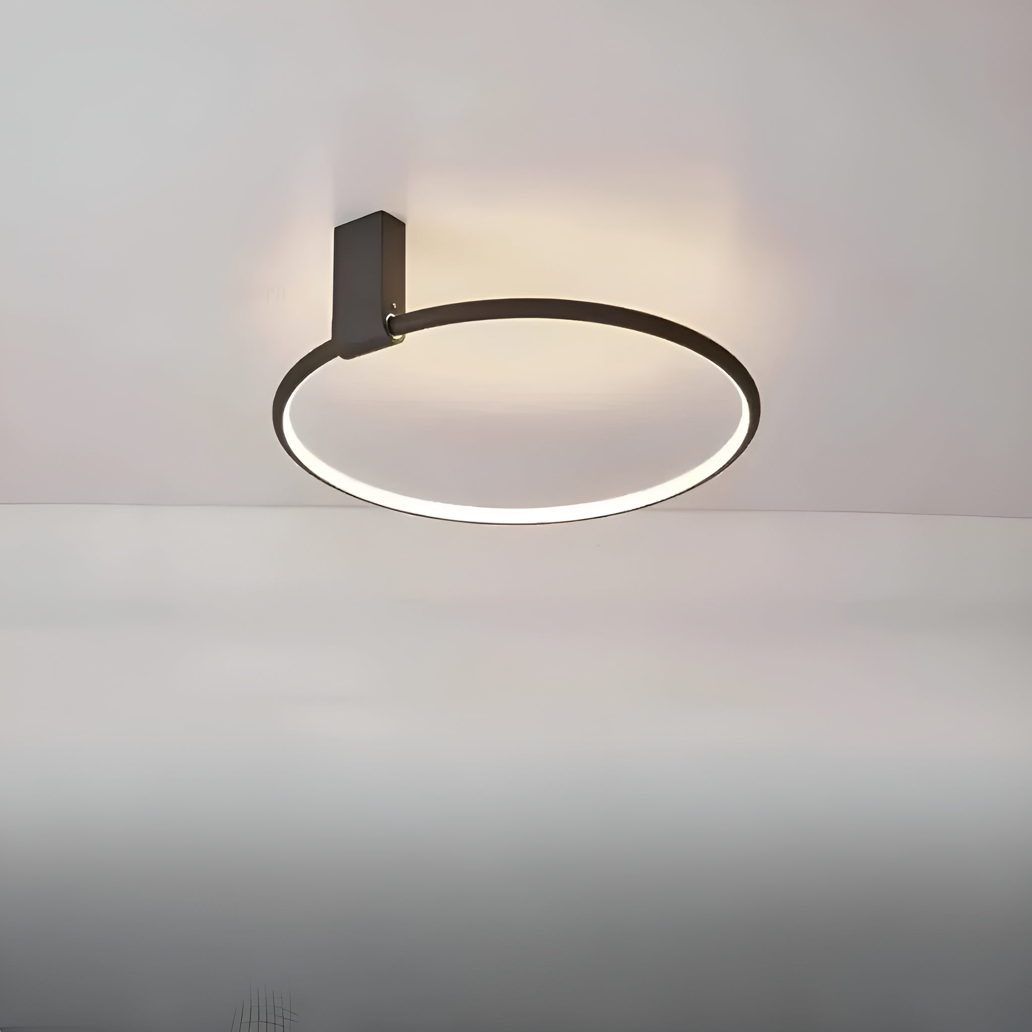 Plafonnier LED Moderne Économique | Salon et Salle à Manger Stylé Noir ou Blanc