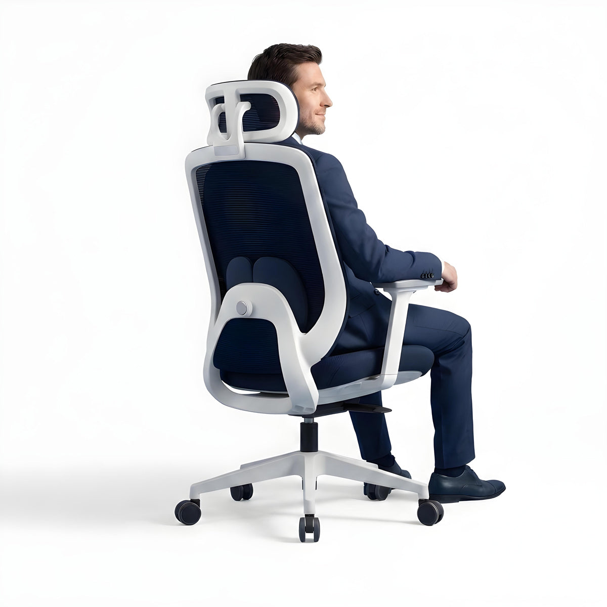 Chaise de Bureau Ergonomique Aera en Maille — 7 Couleurs disponibles