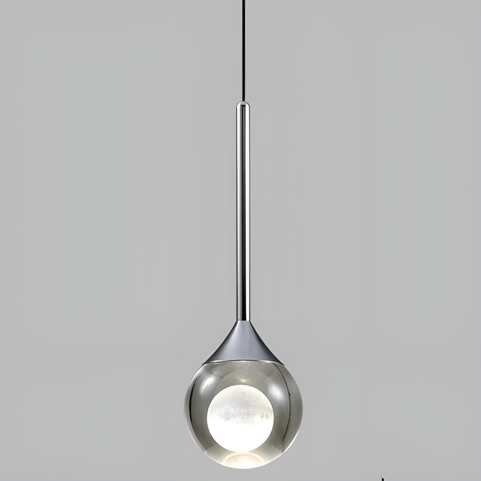 Suspension Décorative Argent | Élégante pour Maison Restaurant et Bar Lumière Chaude
