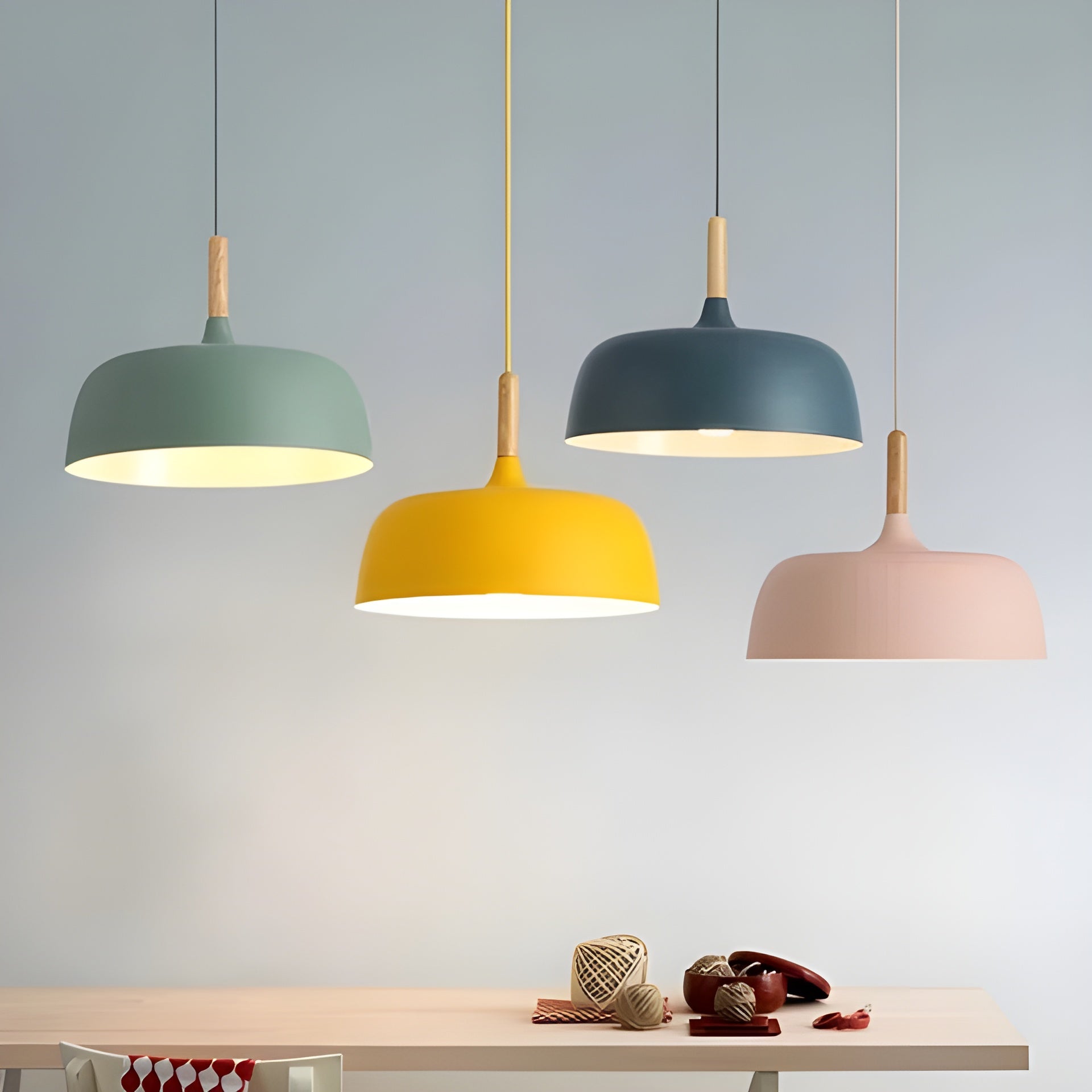 AltoLume Suspension Nordic LED Moderne | Noir Design Scandinave Épuré