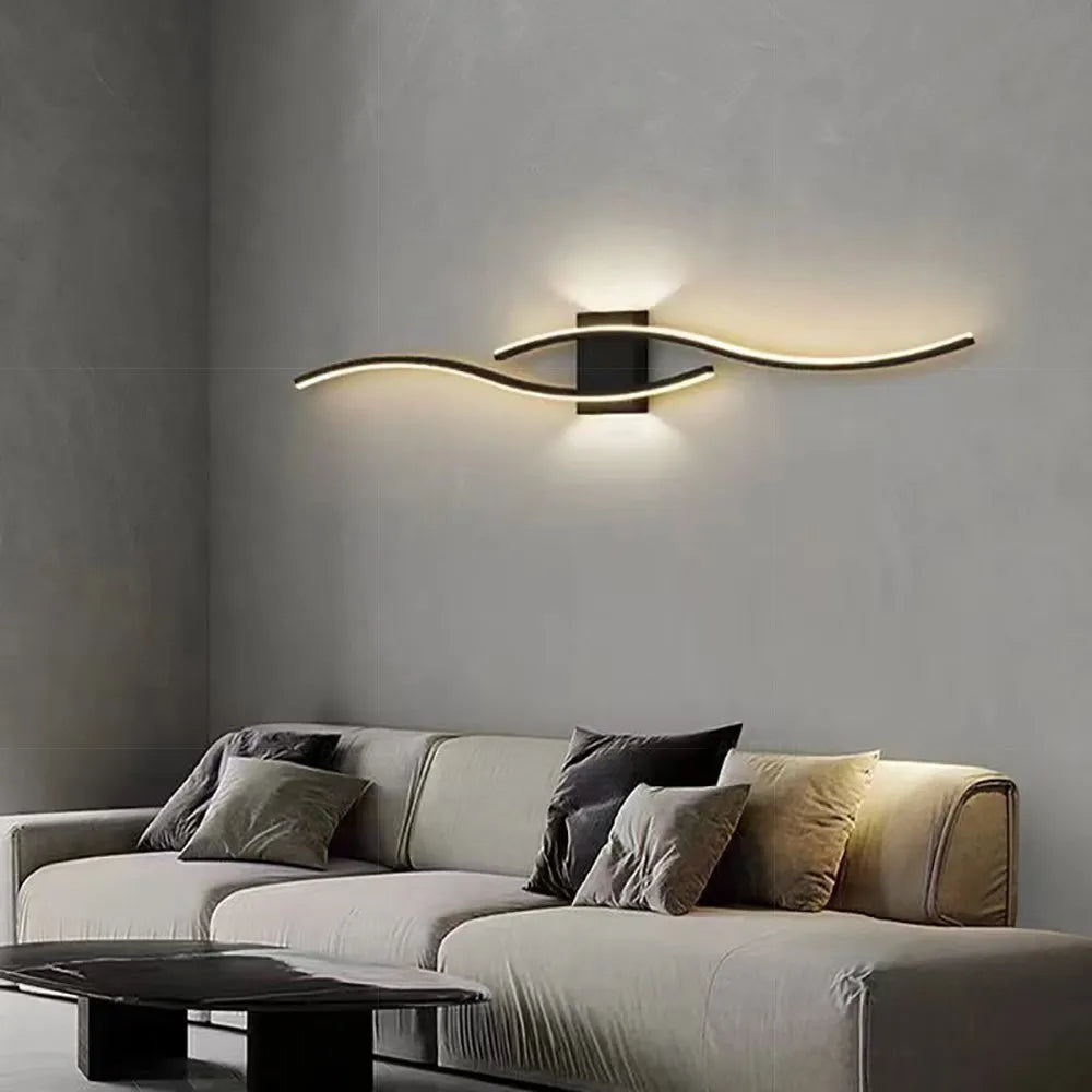 Aurum Applique Double Lumière Métal | Salon et Salle à Manger Moderne