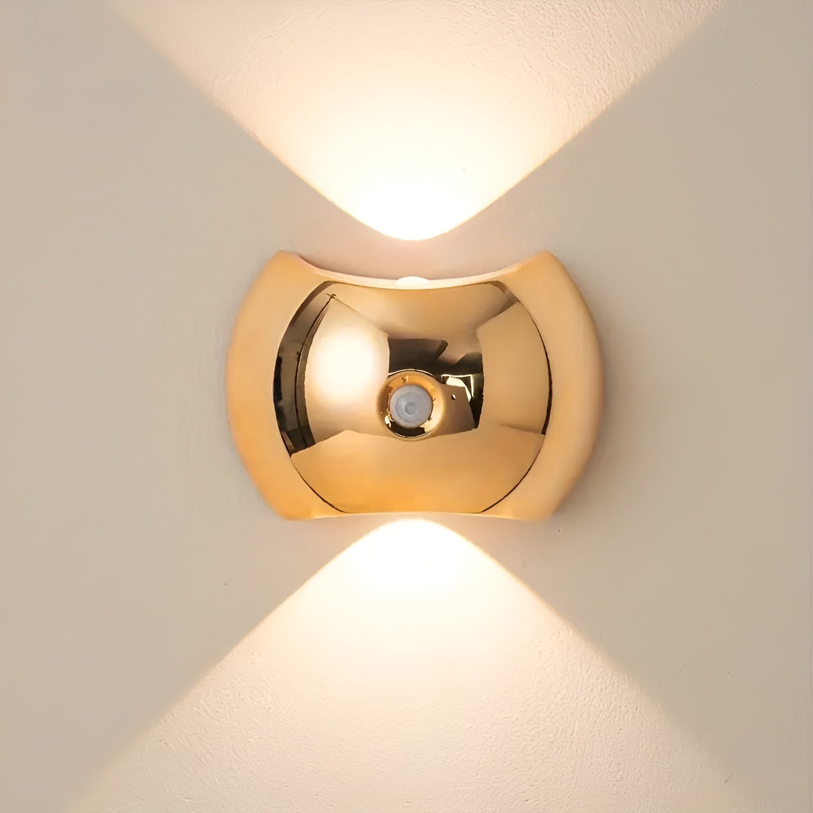 Applique Capteur Mouvement Dual LED Magnétique | Mobile Or Haut et Bas