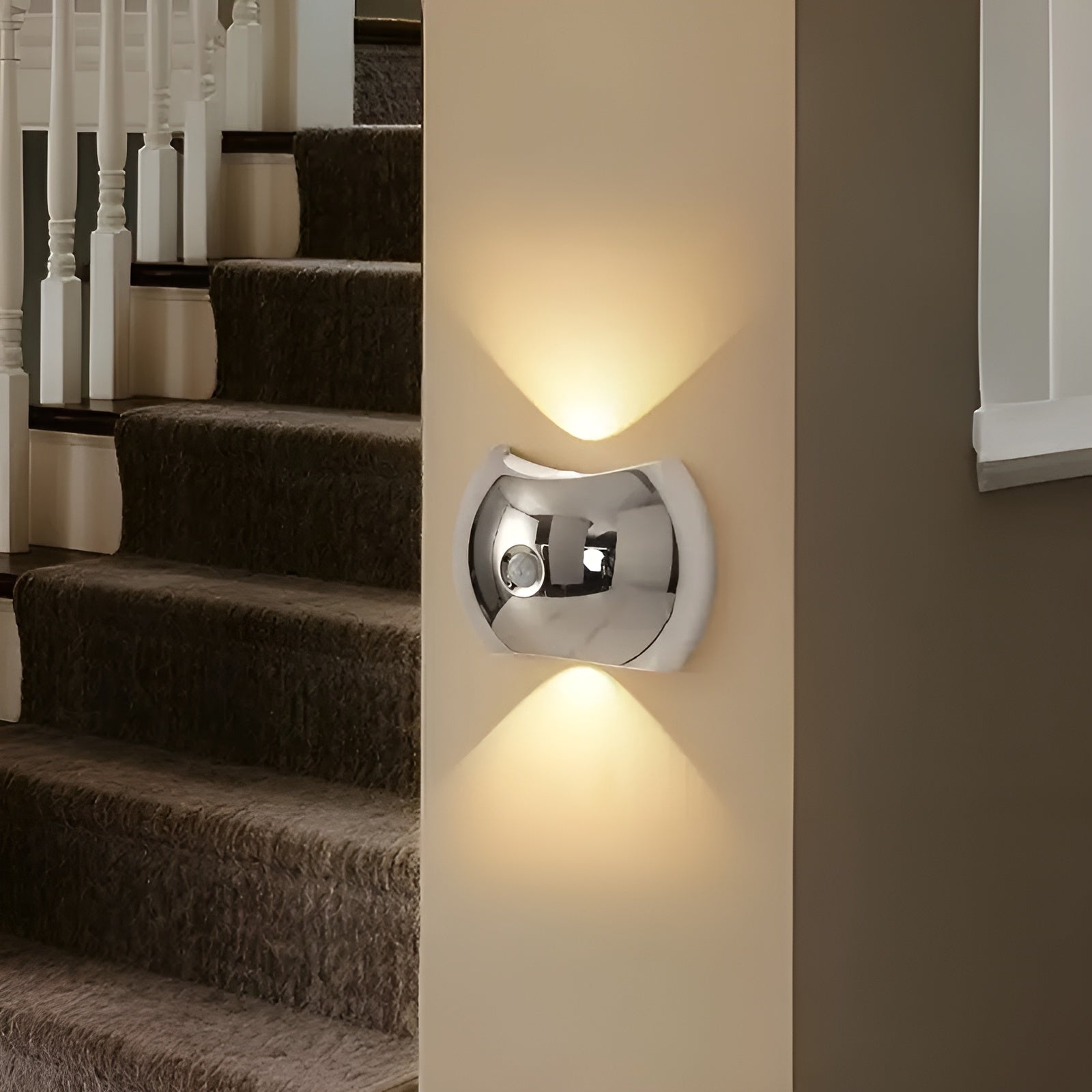 Applique Capteur Mouvement Dual LED Magnétique | Mobile Or Haut et Bas
