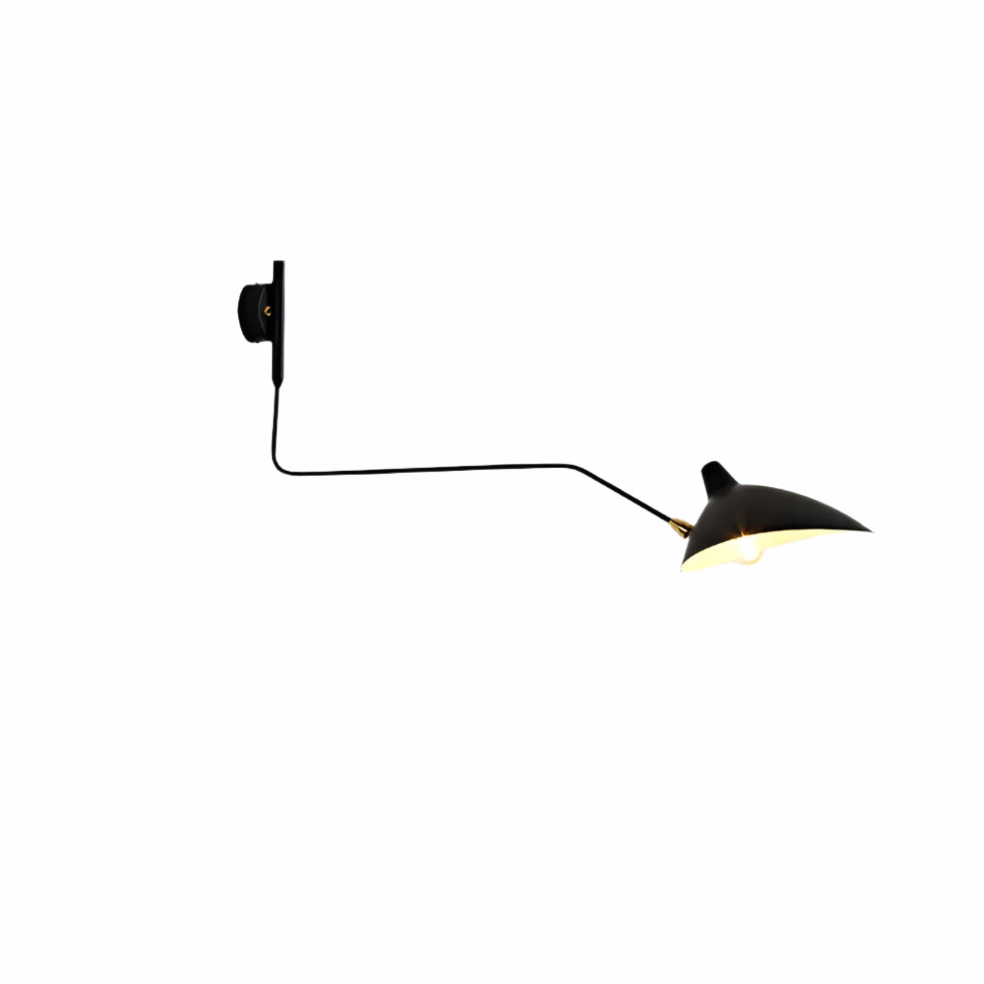 Applique Bras Pivotant Élégante Intemporelle | Grand L65cm×H40cm Blanc Chevet
