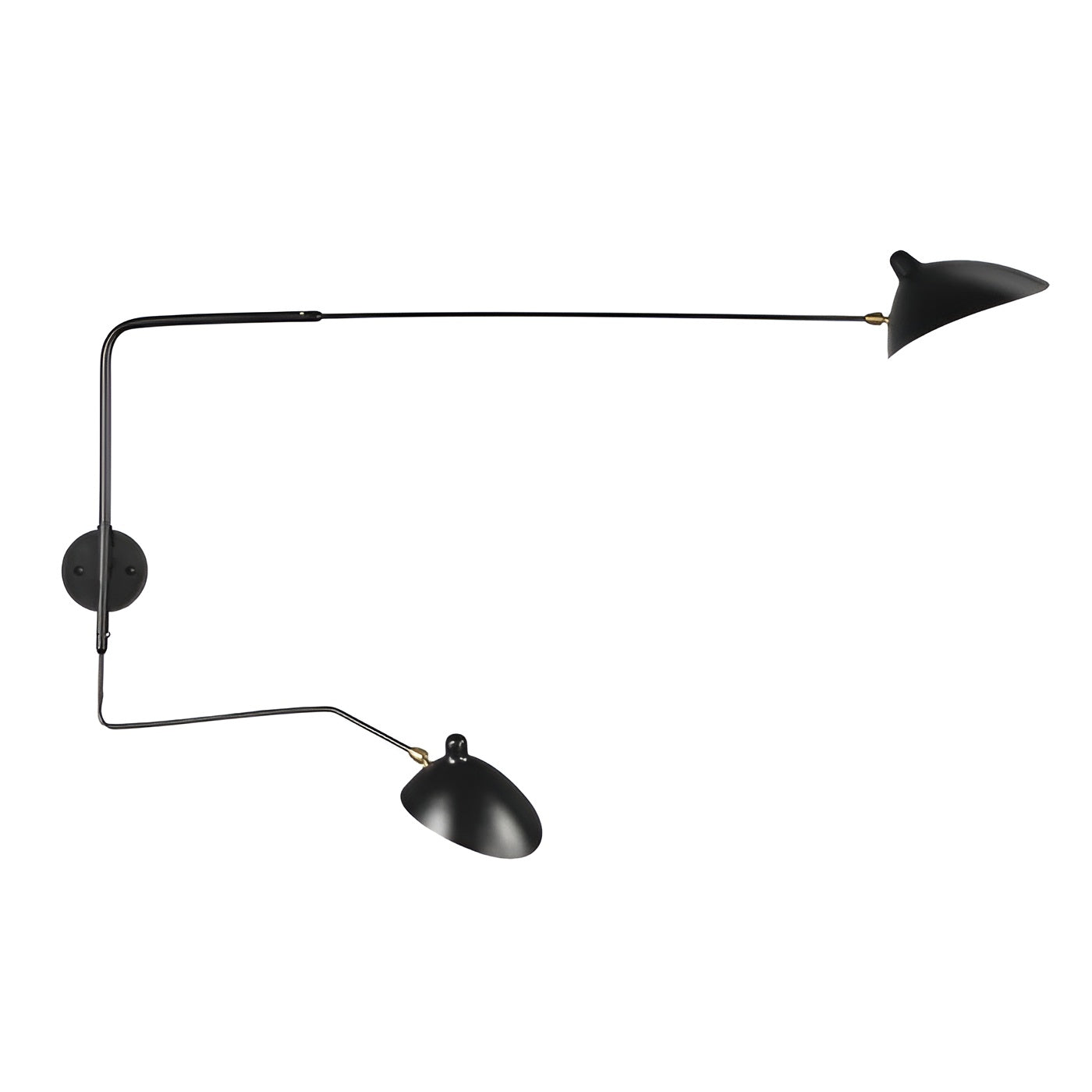 Applique Bras Pivotant Élégante Intemporelle | Grand L65cm×H40cm Blanc Chevet