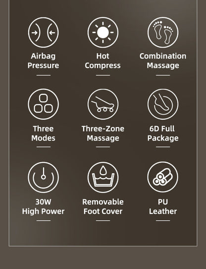 FootEase — Masseur de Pieds Shiatsu à Pétrissage Profond 6D