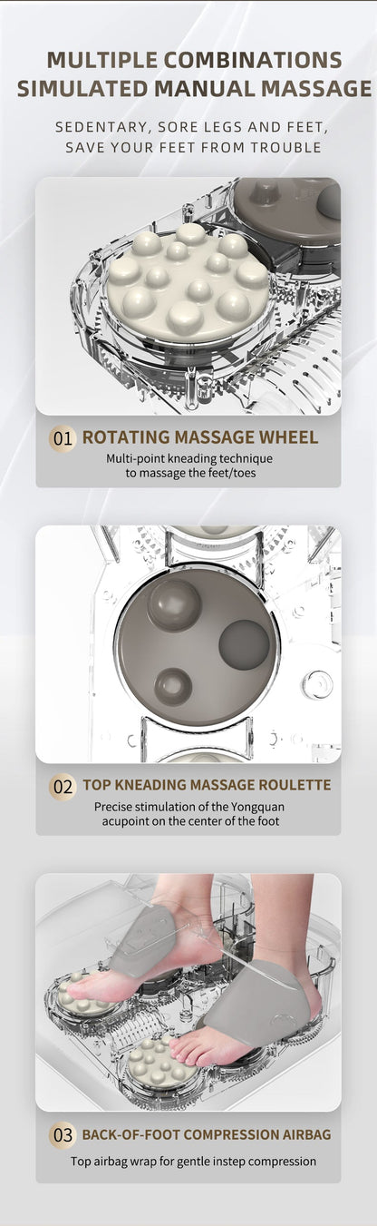 FootEase — Masseur de Pieds Shiatsu à Pétrissage Profond 6D
