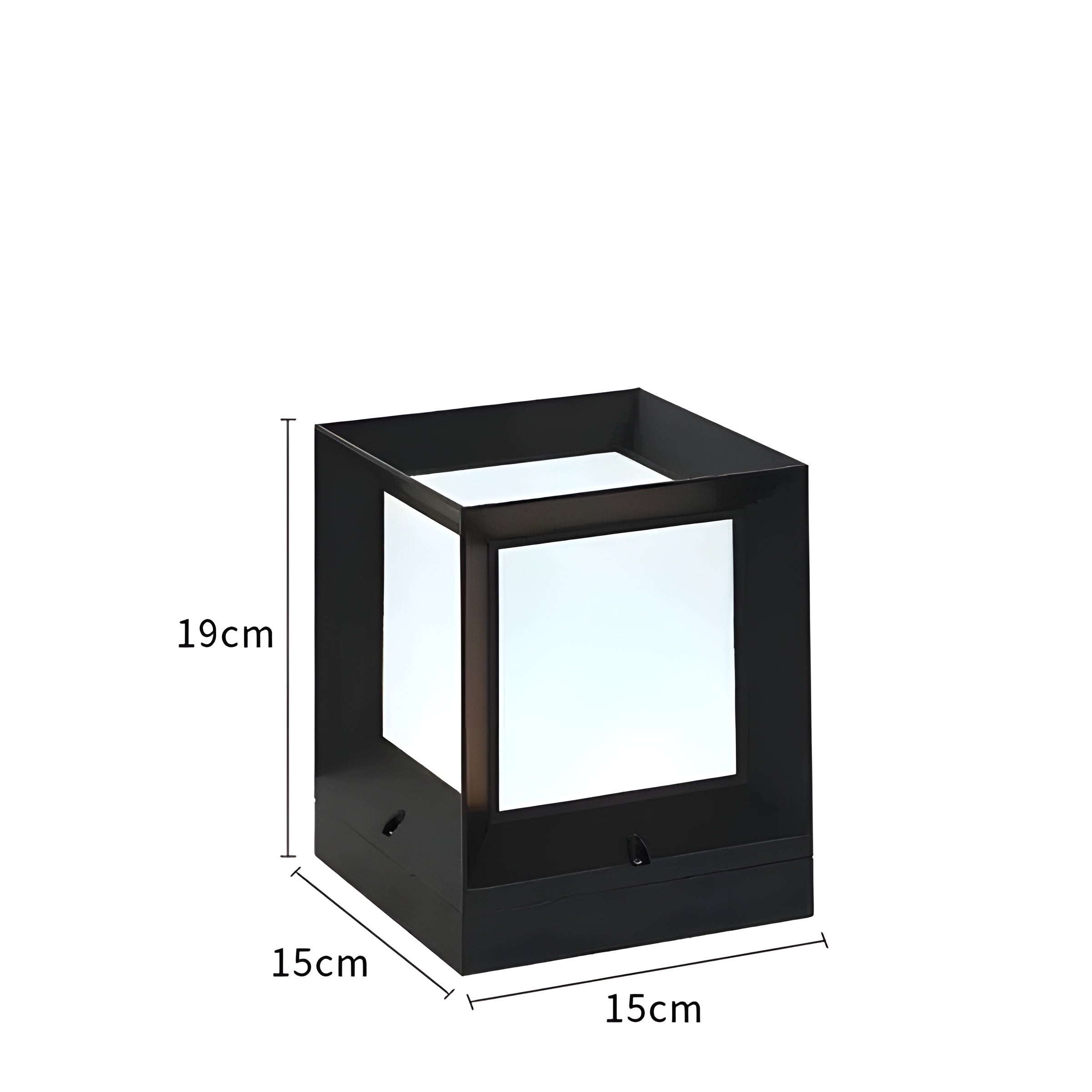 GroveGlow Lampe Colonne LED Extérieur | Jardin et Allée 15×15×19cm