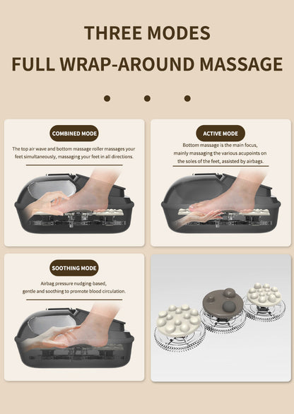 FootEase — Masseur de Pieds Shiatsu à Pétrissage Profond 6D