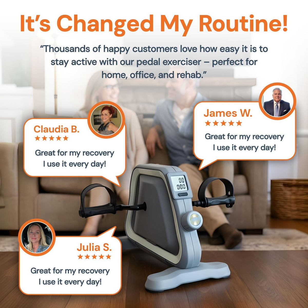 PedalLite — Pédalier Portable pour Bras et Jambes, Rééducation et Fitness