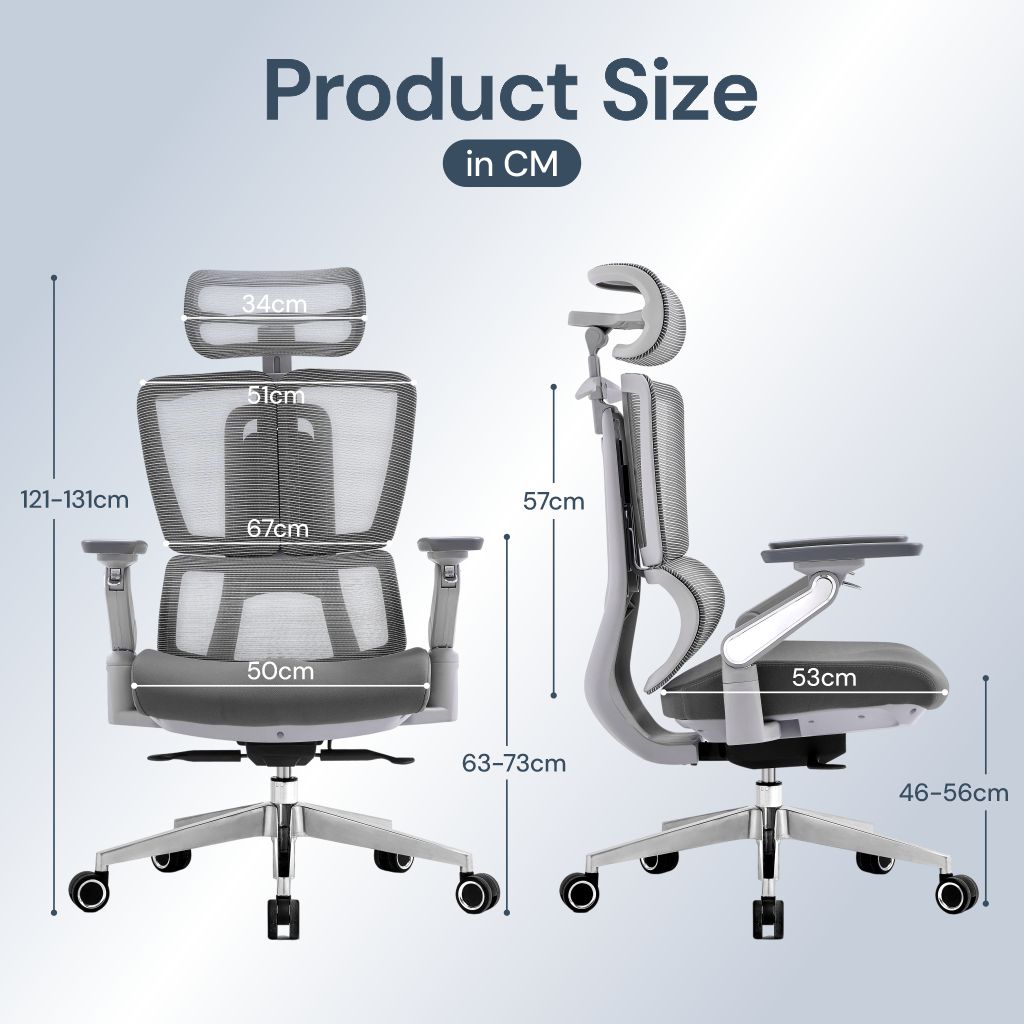 Chaise de Bureau Apex en Maille Haute Performance — Ergonomie Avancée
