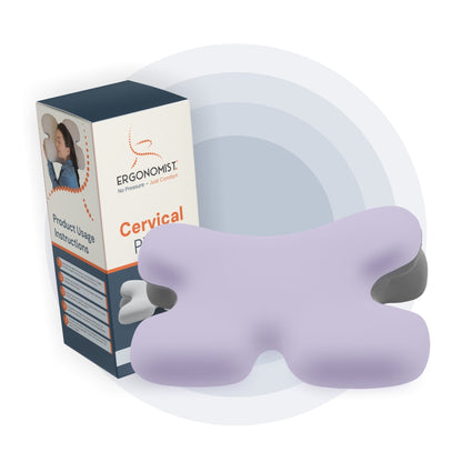 Oreiller Cervical en Mémoire de Forme — 4 Couleurs pour Soulager la Nuque