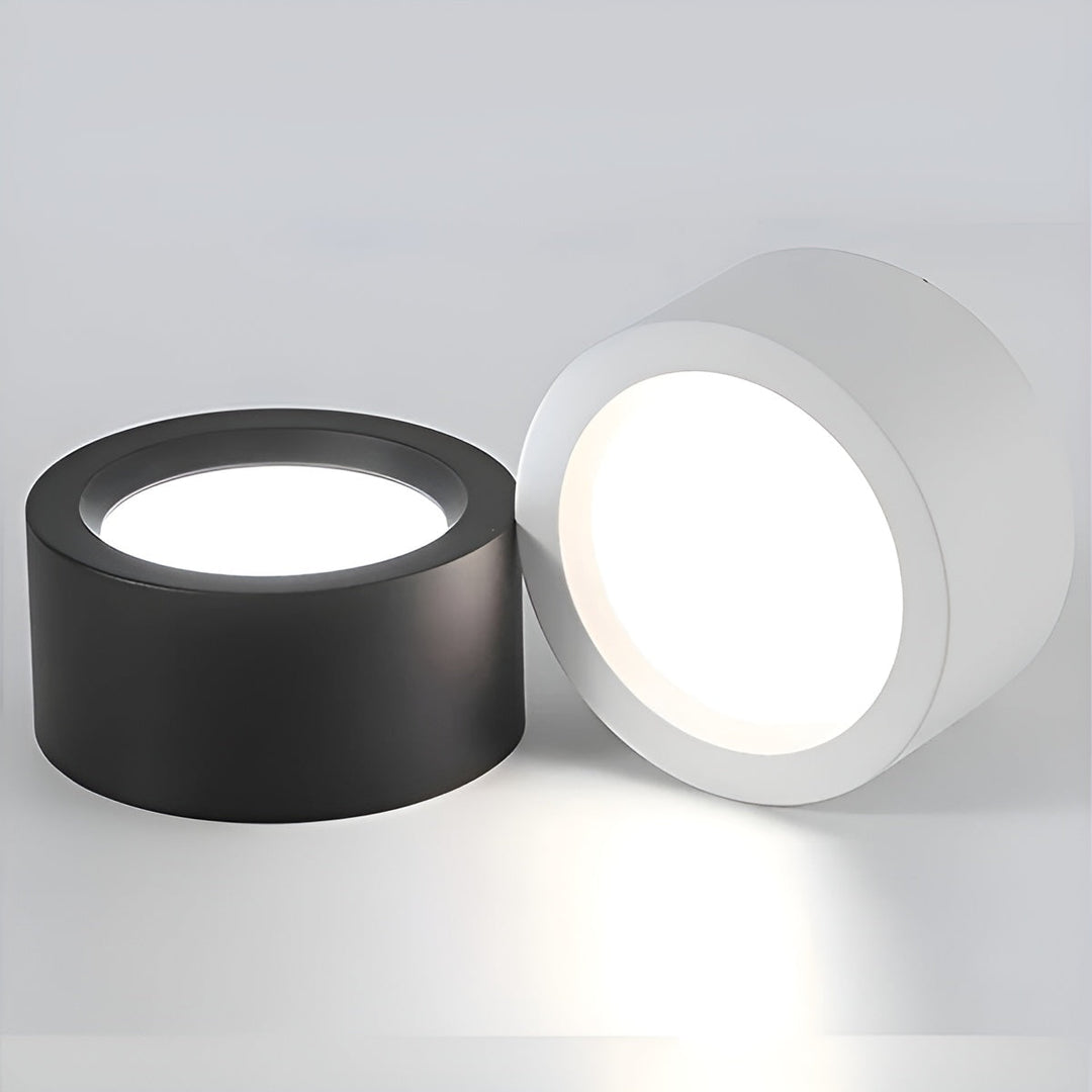 Plafonnier Rond LED Chaud Cosy | Blanc D10×H7cm 7W pour Toutes les Pièces