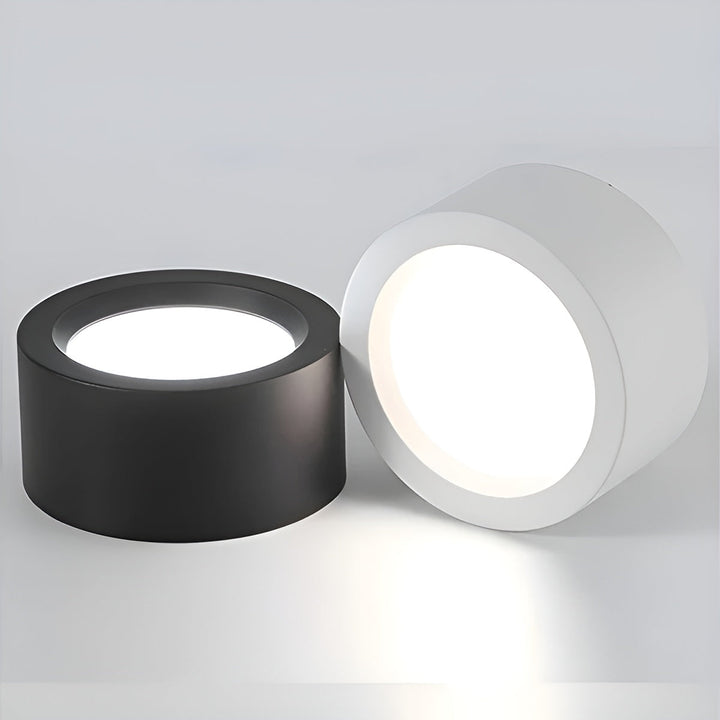 Plafonnier Rond LED Chaud Cosy | Blanc D10×H7cm 7W pour Toutes les Pièces