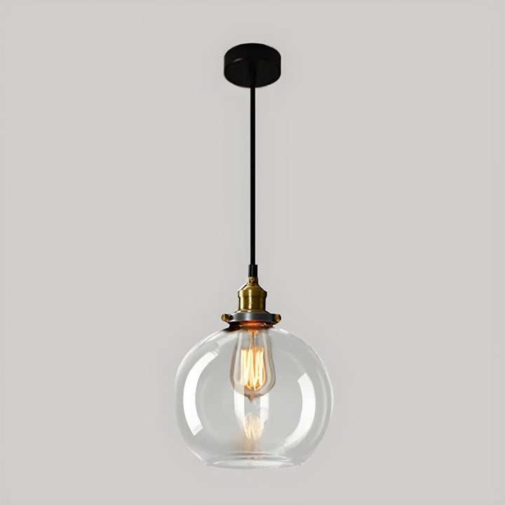 UrbanVibe Suspension Verre Vintage Américain | Industriel Rétro 14 ou 18cm