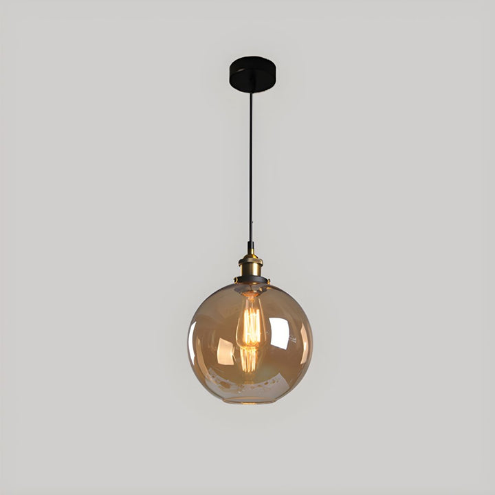 UrbanVibe Suspension Verre Vintage Américain | Industriel Rétro 14 ou 18cm
