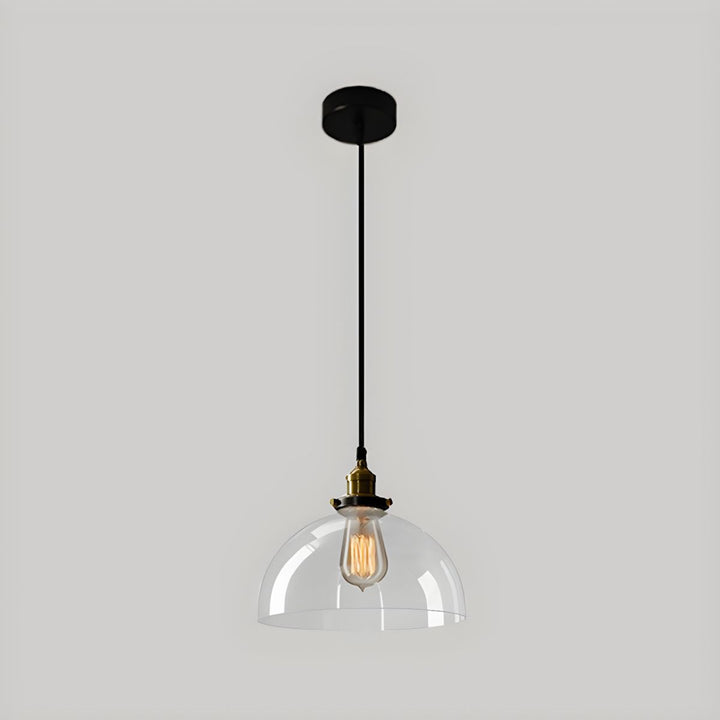 UrbanVibe Suspension Verre Vintage Américain | Industriel Rétro 14 ou 18cm