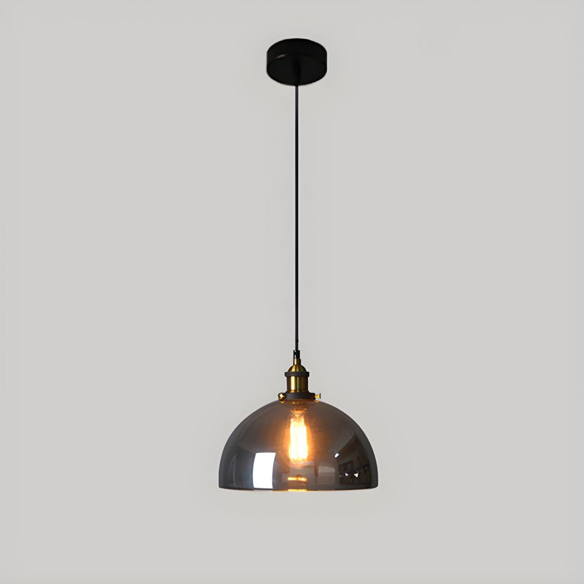 UrbanVibe Suspension Verre Vintage Américain | Industriel Rétro 14 ou 18cm