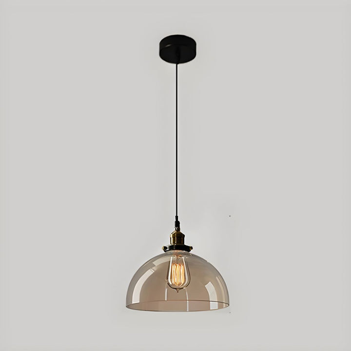 UrbanVibe Suspension Verre Vintage Américain | Industriel Rétro 14 ou 18cm