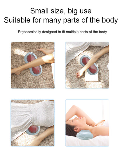 Oreiller Masseur Shiatsu Chauffant pour Nuque et Épaules — Polyvalent