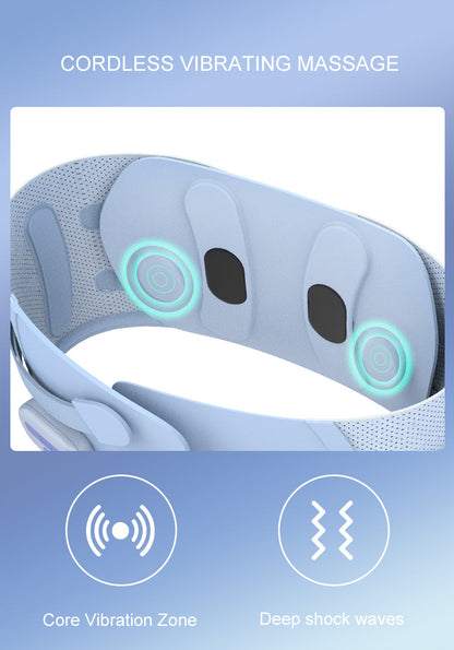 Ceinture Masseur Électrique pour Lombaires — Chaleur Infrarouge Mains Libres