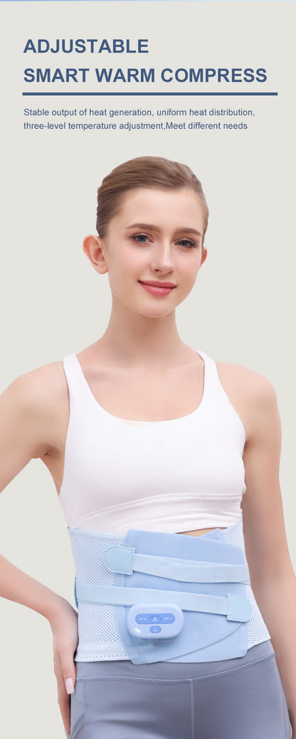 Ceinture Masseur Électrique pour Lombaires — Chaleur Infrarouge Mains Libres