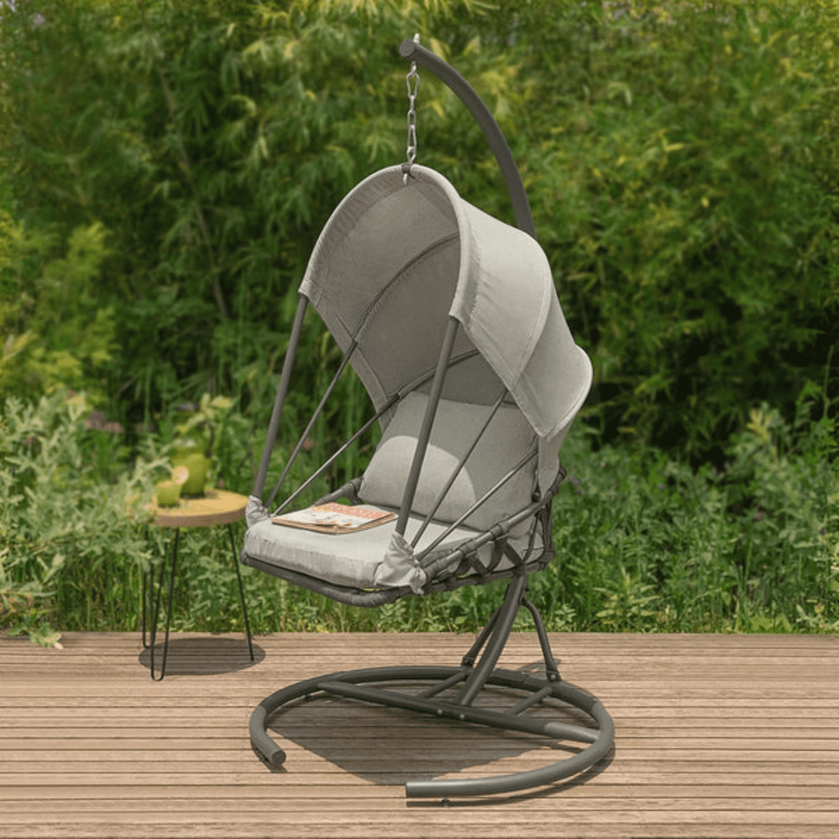 Chaise Œuf Suspendue Balançoire — Relaxation Cocon pour Intérieur et Extérieur