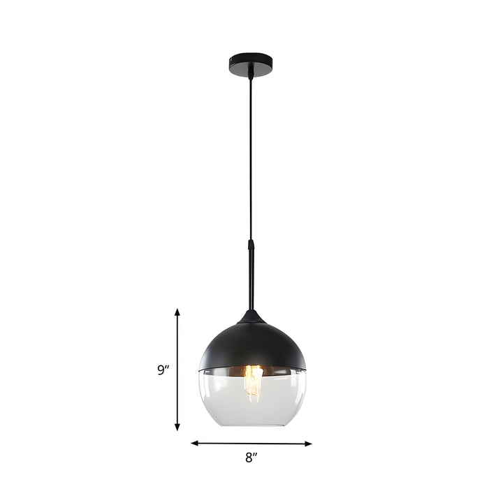 RusticLuxe Suspension Bois Vintage Luxe | Boule ou Cylindre pour Salon