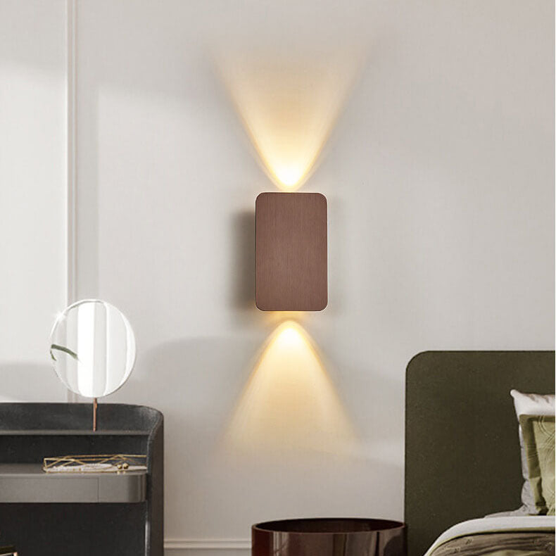 Applique Verre Rectangulaire Nordic 2 Lumières | Blanc Chaud ou Neutre LED