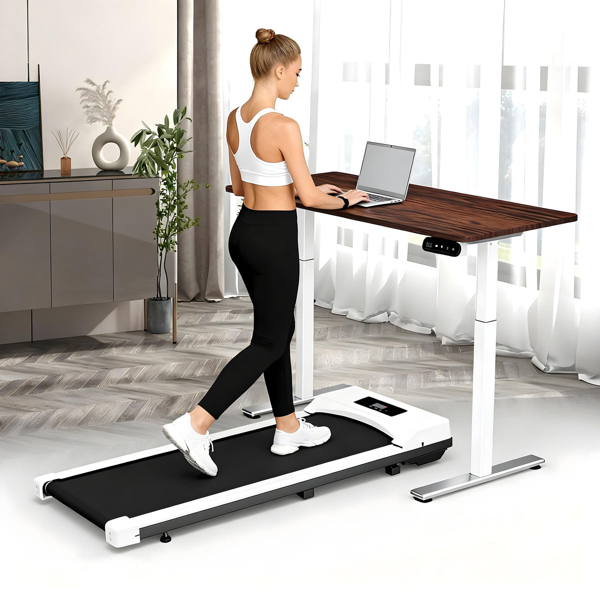 Tapis de Marche et Course STRIDE pour Bureau — 3 Couleurs, Fitness et Productivité