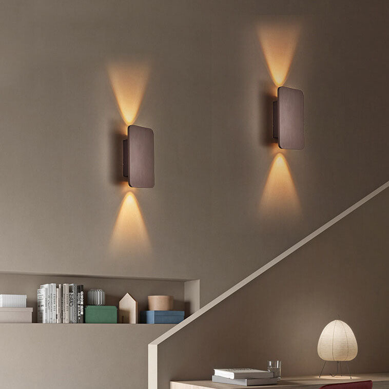 Applique Verre Rectangulaire Nordic 2 Lumières | Blanc Chaud ou Neutre LED