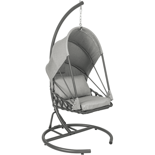 Chaise Œuf Suspendue Balançoire — Relaxation Cocon pour Intérieur et Extérieur