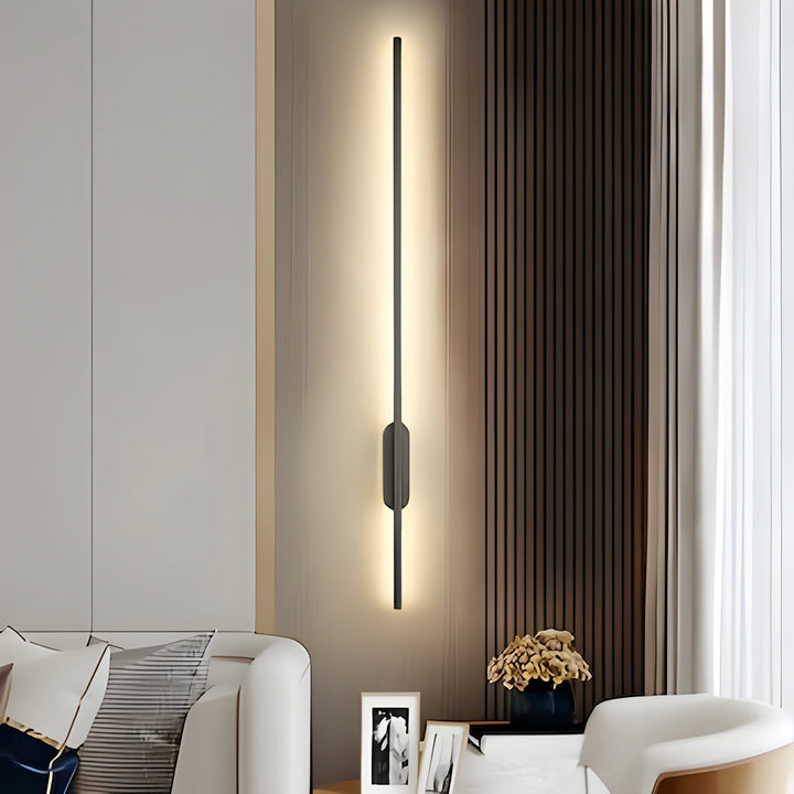VillaBeam Applique Linéaire Moderne Élégante | Lumière Chaude ou Froide Noir