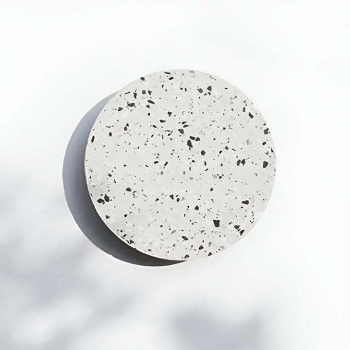 Applique Terrazzo Scandinave Cosy | Salon D15 ou D25cm Blanc Chaleureux