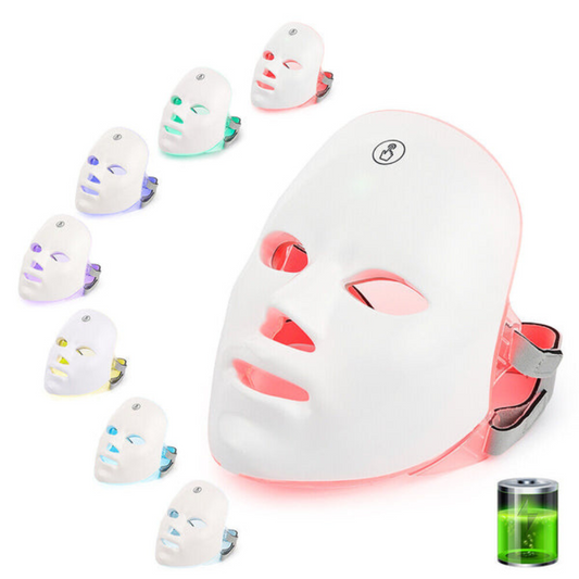 Masque LED Visage en Lumière Rouge — Anti-Âge, Acné et Éclat de Peau