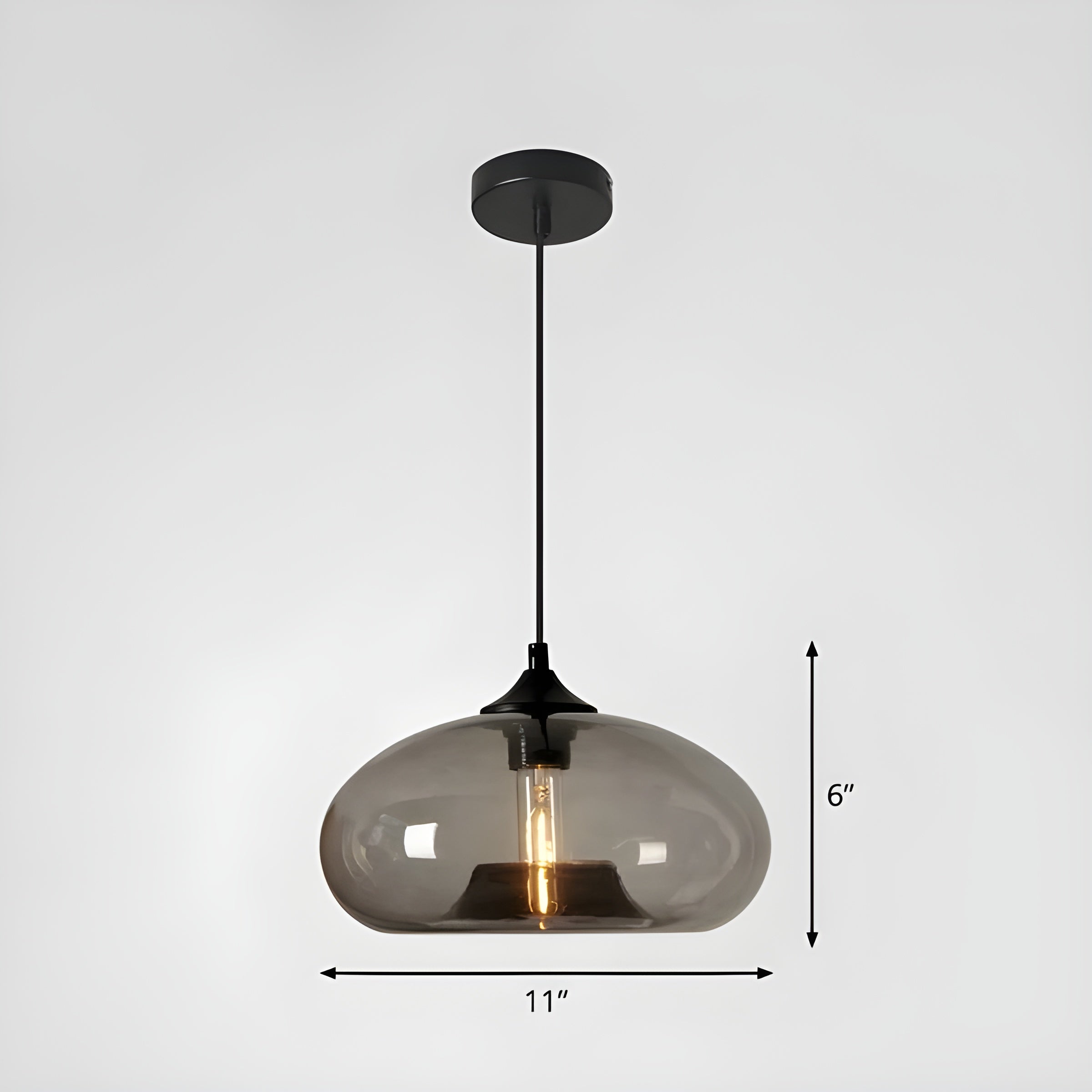 UrbanGlass Suspension Verre Moderne Urban | Style Contemporain Salon et Cuisine