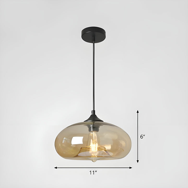 UrbanGlass Suspension Verre Moderne Urban | Style Contemporain Salon et Cuisine