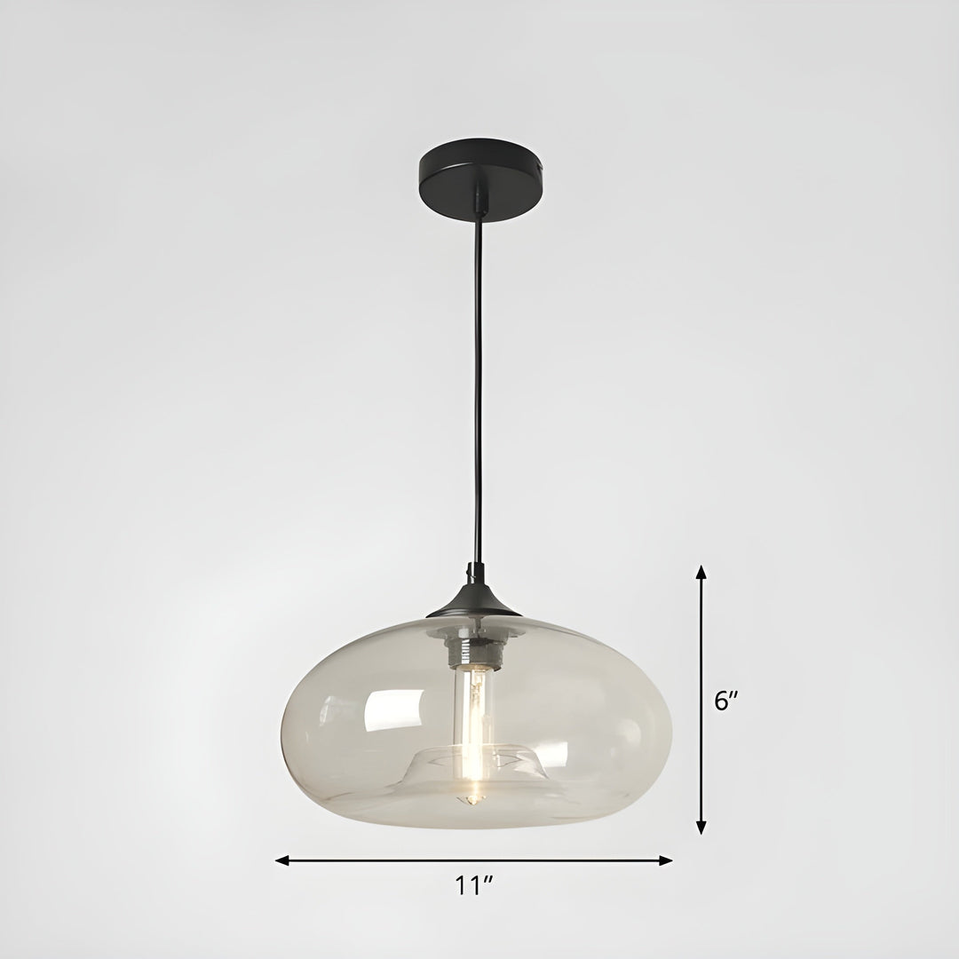UrbanGlass Suspension Verre Moderne Urban | Style Contemporain Salon et Cuisine