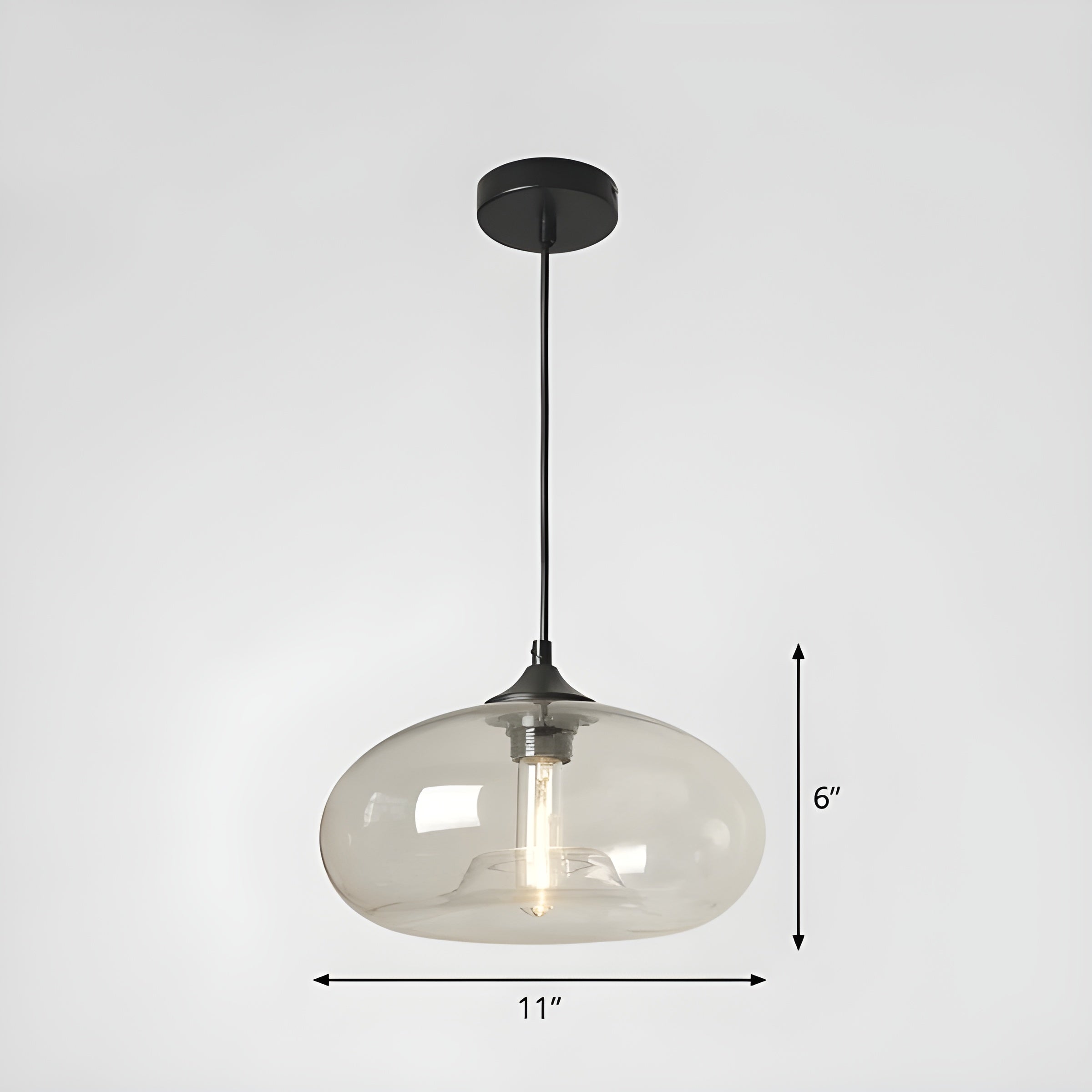 UrbanGlass Suspension Verre Moderne Urban | Style Contemporain Salon et Cuisine