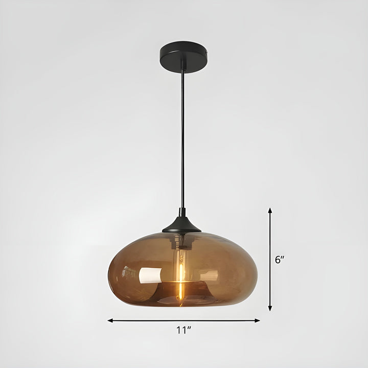 UrbanGlass Suspension Verre Moderne Urban | Style Contemporain Salon et Cuisine
