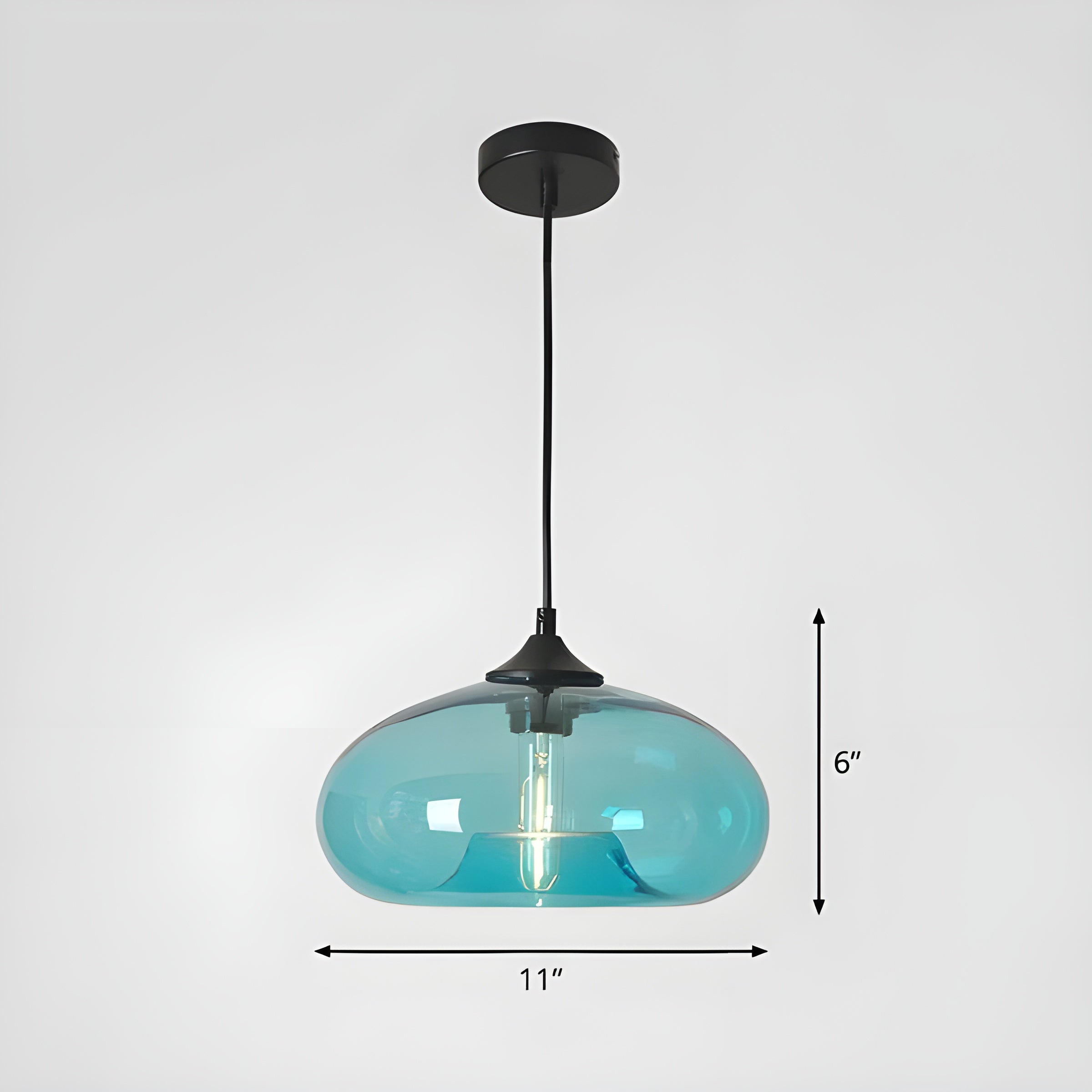 UrbanGlass Suspension Verre Moderne Urban | Style Contemporain Salon et Cuisine