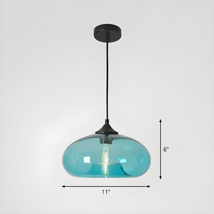 UrbanGlass Suspension Verre Moderne Urban | Style Contemporain Salon et Cuisine