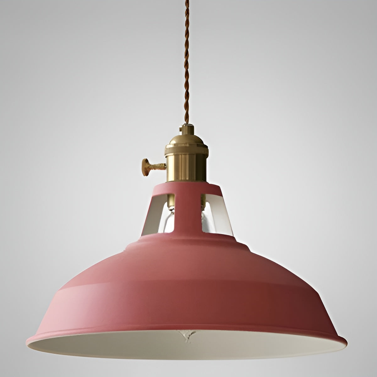 Suspension Industrielle Rétro Vintage | Décoration Maison et Restaurant Gris ou Blanc