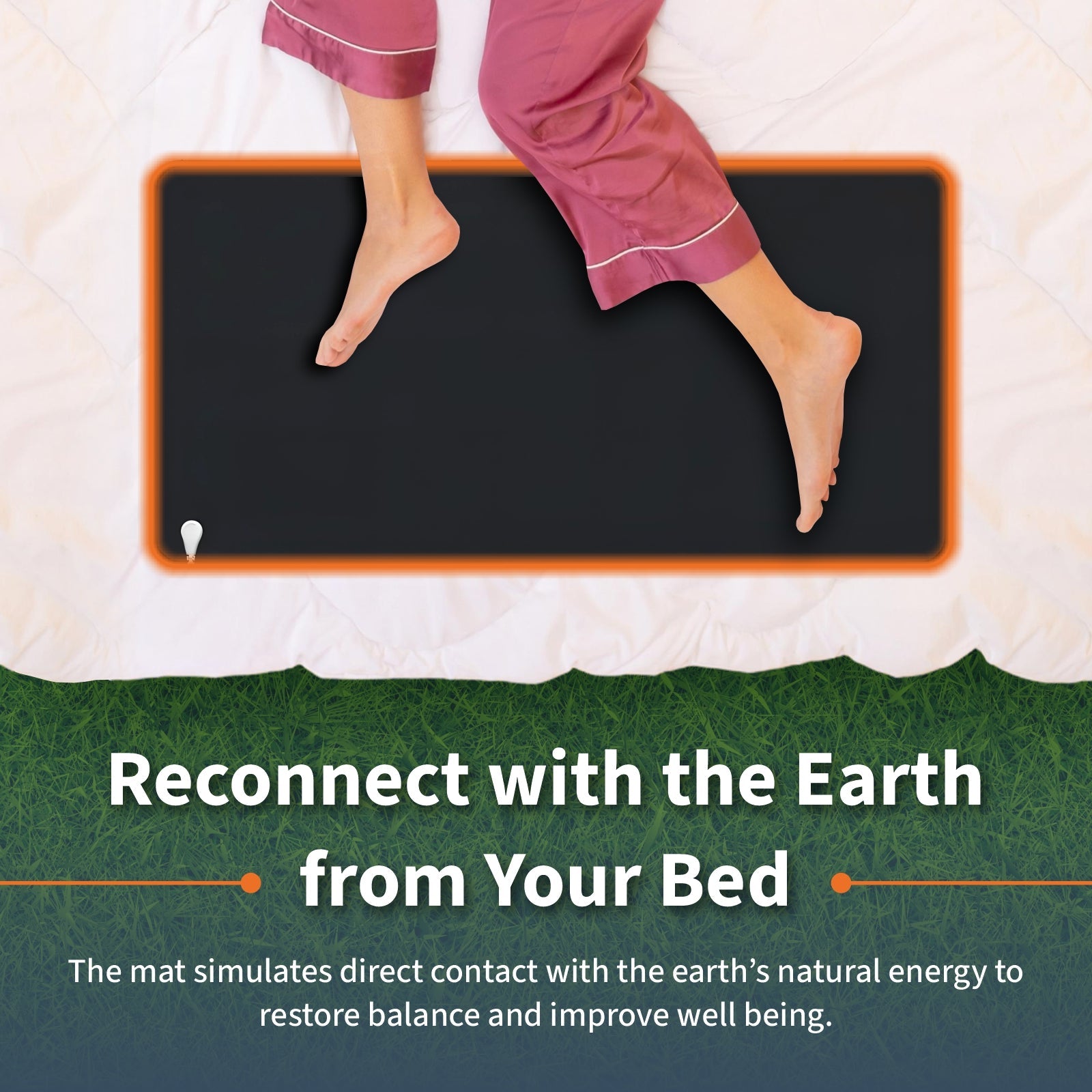 Tapis Grounding Earthing pour Réduire le Stress et Améliorer le Sommeil