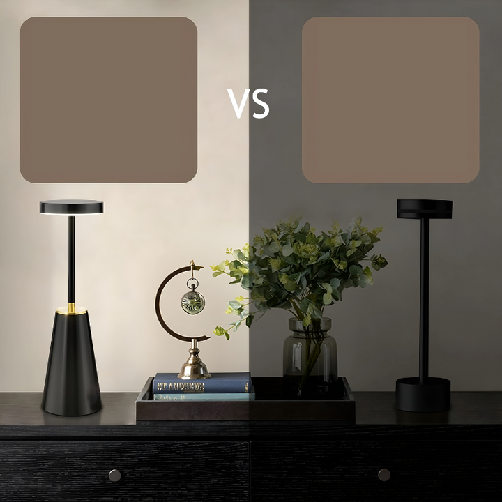 LumaTouch Lampe Tactile Rechargeable Sans Fil | Intuitive Noir ou Blanc Ambiance