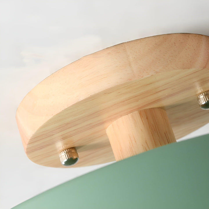 Norida Plafonnier Rond Design Italien Chic | Blanc Lumière Chaude 3000K Salon