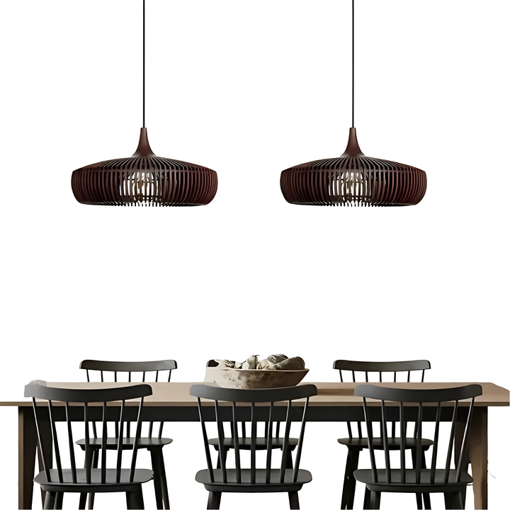 Suspension Bois Qualité Ambiance | Chêne ou Noyer pour Intérieur Cosy