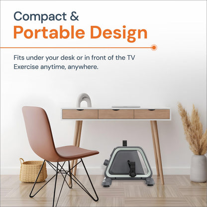 Vélo Pédalier Mini Portable pour Bureau — Circulation et Rééducation