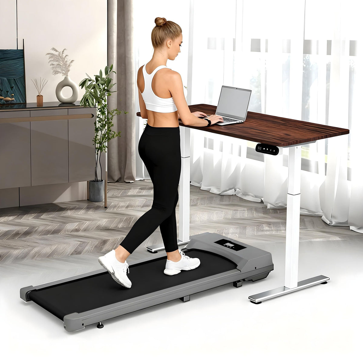 Tapis de Marche et Course STRIDE pour Bureau — 3 Couleurs, Fitness et Productivité